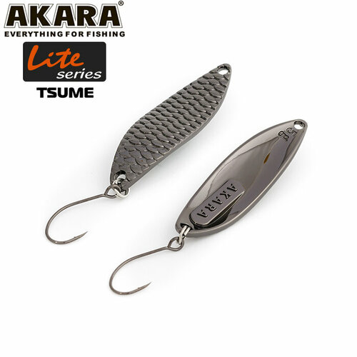 Блесна колебалка Akara Lite Series Tsume 40 3 гр. Bn блесна колебалка akara lite series tsume 30 2 гр sil