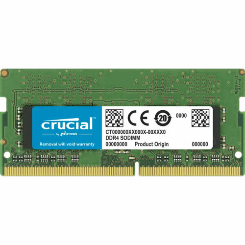 Оперативная память OEM 32GB Crucial DDR4 3200 SO DIMM CT32G4SFD832A Non-ECC, CL22, 1.2V, DRx8, RTL, (822499) (100)