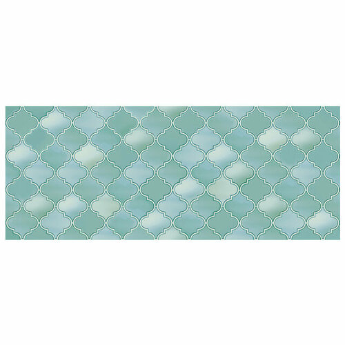 Декор настенный Azori CALYPSO 1 аквамарин 201х505 см 1760₽