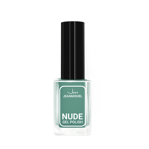 Лак для ногтей с эффектом геля NUDE collection тон 371 мятно-бирюзовый Jeanmishel