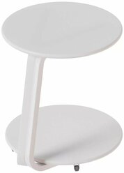 Стол приставной ТДК OPTIMA-1, Белый, на колесиках