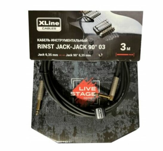 Xline Cables RINSTJACK-JACK 9003 Кабель инструментальный Jack 6,35mm mono - Jack 6,35mm mono 90