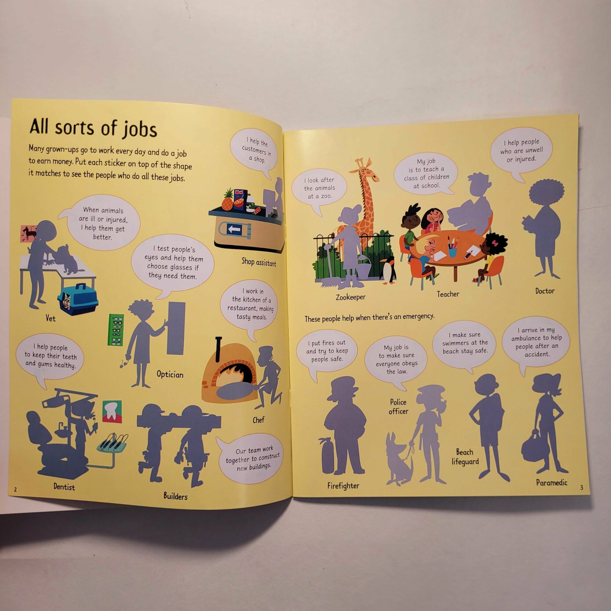 First Sticker Book. Jobs (Watson Hannah) - фото №3