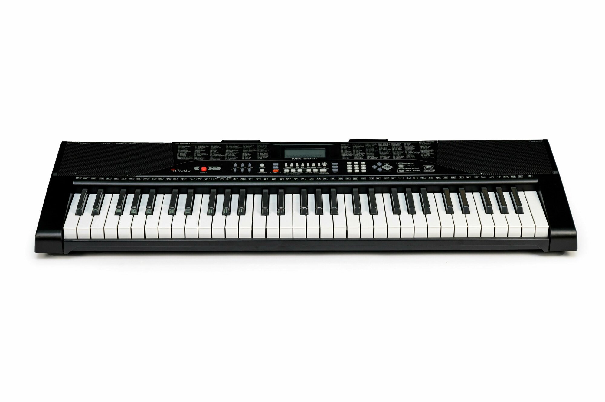 Синтезатор Mikado MK-500L Клавиатура: полноразмерная, чувствительная к скорости касания, 61 клавиша