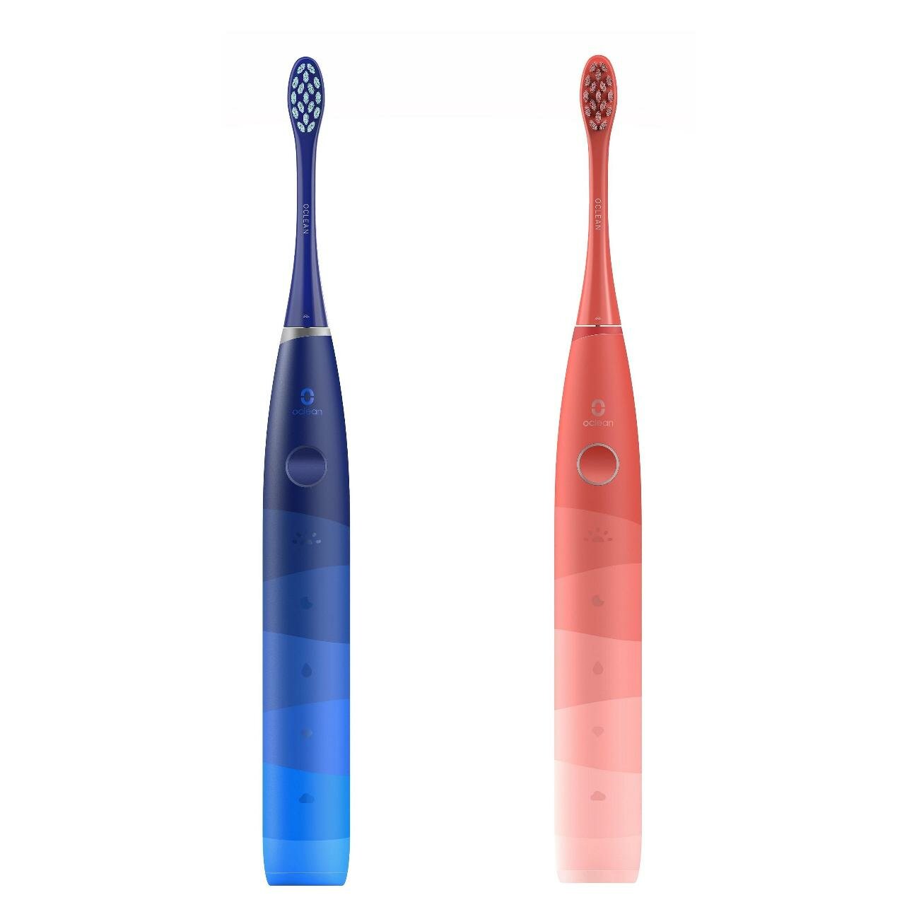 Электрическая зубная щетка Комплект 2в1 Oclean Find Duo Set (2 шт, Красная и Синяя) - фото №16