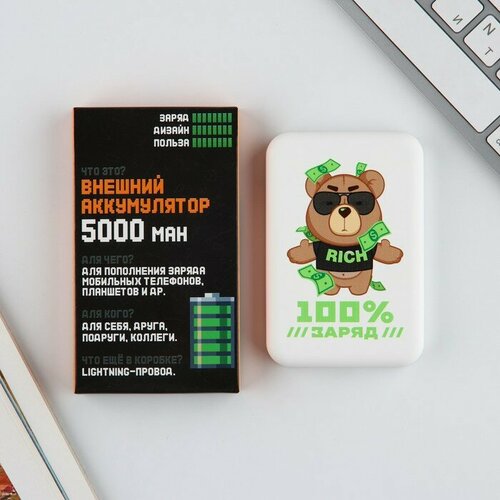 Like me Зарядное устройство 100 заряд 5000мА 1219₽