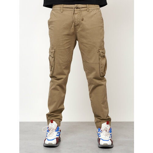 Джинсы карго , размер W30/L30, бежевый джинсы карго размер w30 l30 бежевый
