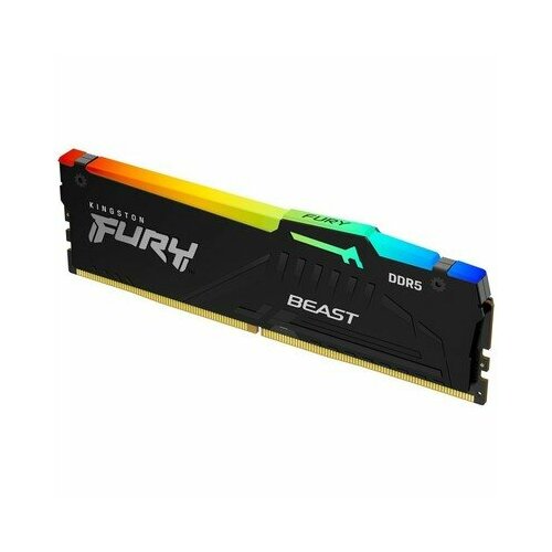 Память DDR5 32Gb 5600Mhz Kingston FURY Beast Black RGB KF556C40BBA-32 5163000₽
