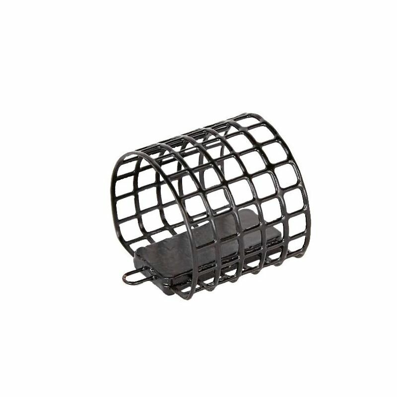 Кормушка фидерная металлическая ALLVEGA "Агидель" размер L (60мл), черная, 60г, набор 3 штуки