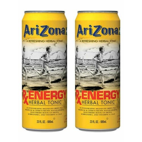 Arizona Энергетический напиток RX Energy, 680 мл, 2 шт