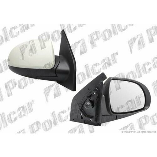 POLCAR 4107522M Зеркало внешнее PICANTO, 02.08- (PJB)