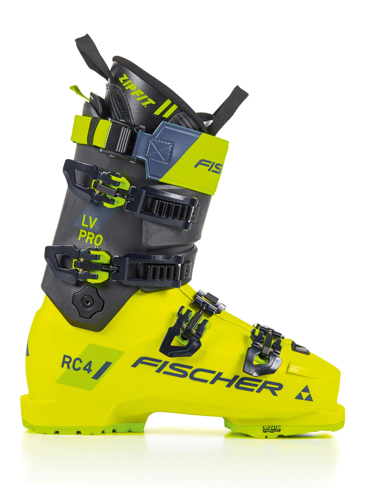 Горнолыжные ботинки FISCHER Rc4 Pro Lv Zf Cfc Gw Yellow/Carbon (см:27,5)