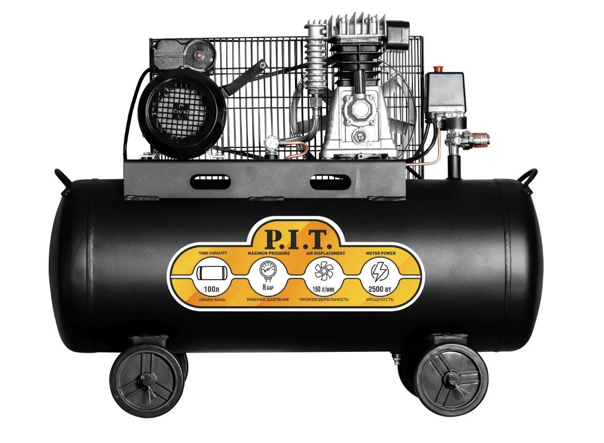 Компрессор PIT PAC100-C