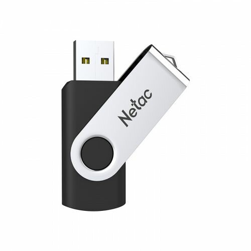 Флеш-накопитель USB 3.0 64GB Netac U505 чёрный/серебро (NT03U505N-064G-30BK)