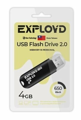 USB флэш-накопитель (EXPLOYD EX-4GB-650-Black)