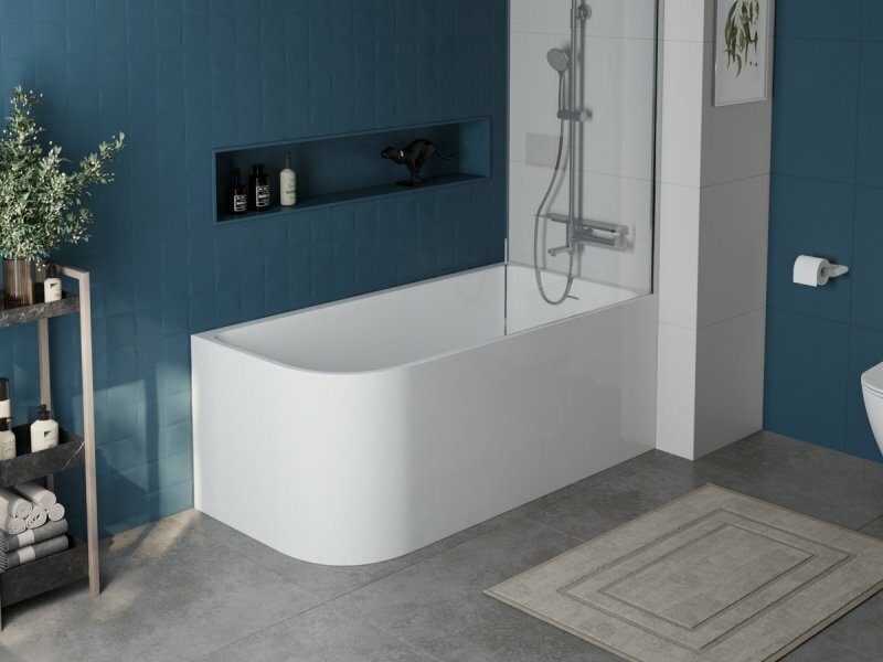 BelBagno Ванна акриловая угловая левая BB712-1700-730-L