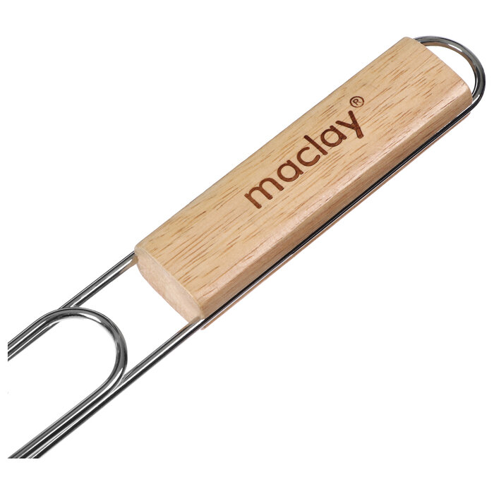 Maclay Решётка гриль для овощей maclay, 27x5 см, хромированная сталь, для мангала