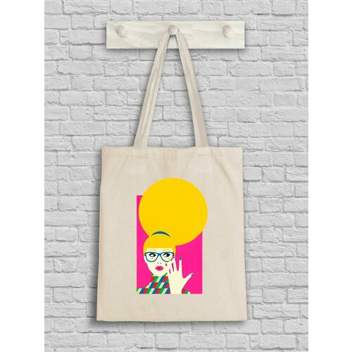 Сумка шоппер Printech, бежевый