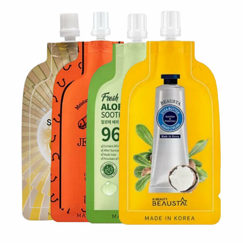 Beausta Набор антивозрастных средств для кожи лица и рук 4 шт 572₽