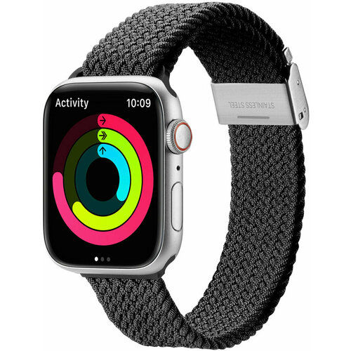 Ремешок для смарт-часов Dux Ducis Strap (Mixture II Version) для Apple Watch SE/8/7/6/5/4/3/2/1 (41мм/40мм/38мм) Вlack черный