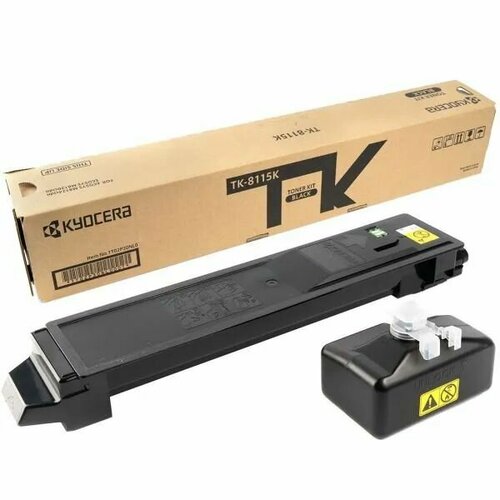 Картридж оригинальный Kyocera TK-8115K Black для принтера Kyocera ECOSYS M8124cidn картридж ce505x дляпринтера hp laserjet p2050 p2055 p2055d p2055dn p2055x