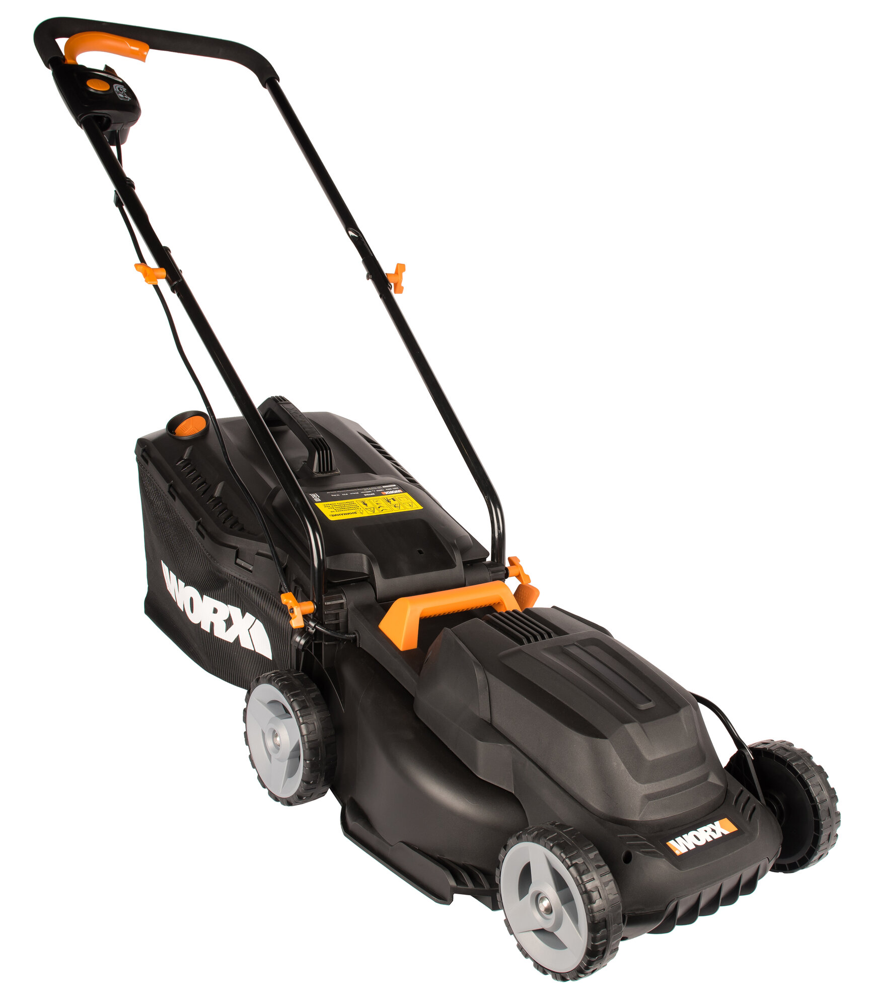 Газонокосилка WORX WG713, электрическая, 120 Вт, 34см - фотография № 4