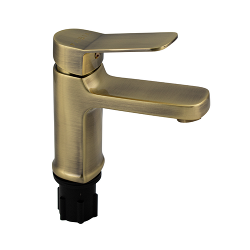 Смеситель для раковины, шаровый, латунный , под бронзу