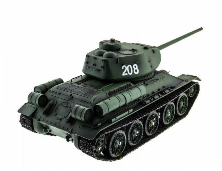 Радиоуправляемый танк Heng Long T-34 MS version V7.0 масштаб 1:16 2.4G - 3909-1-UpgA-V7