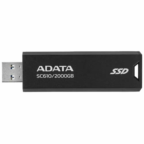 Жесткий диск SSD 2TB ADATA SC610 BOXBLACK/RED