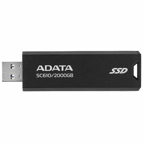 Жесткий диск SSD 2TB ADATA SC610 BOXBLACK/RED