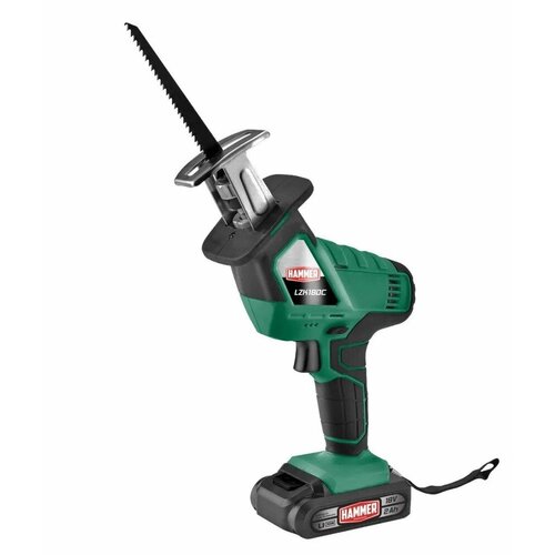 Пила аккумуляторная сабельная Hammer LZK18DC 18 В 2x2 Ач Li-Ion в кейсе 827255 10051₽