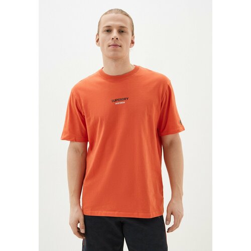 Футболка Superdry SPORTSWEAR LOGO LOOSE TEE, размер XL, оранжевый