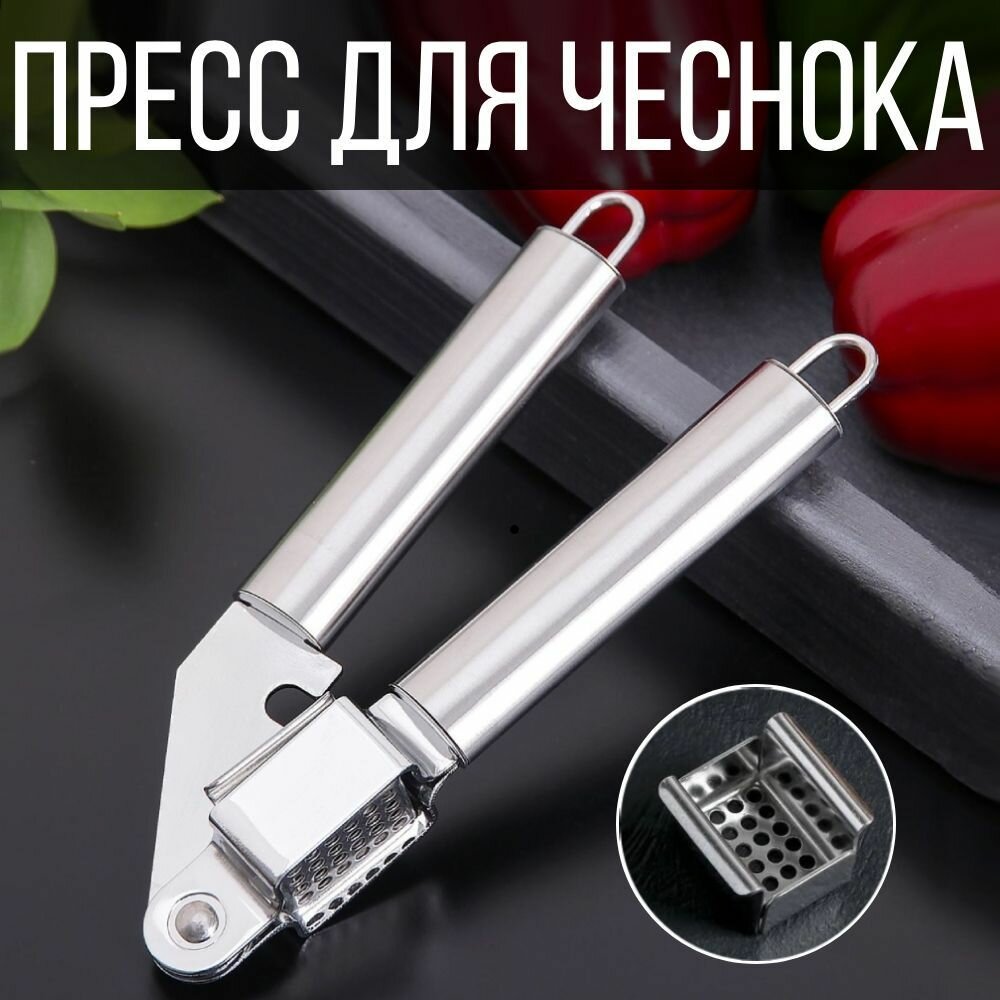 фото Пресс для чеснока металлический