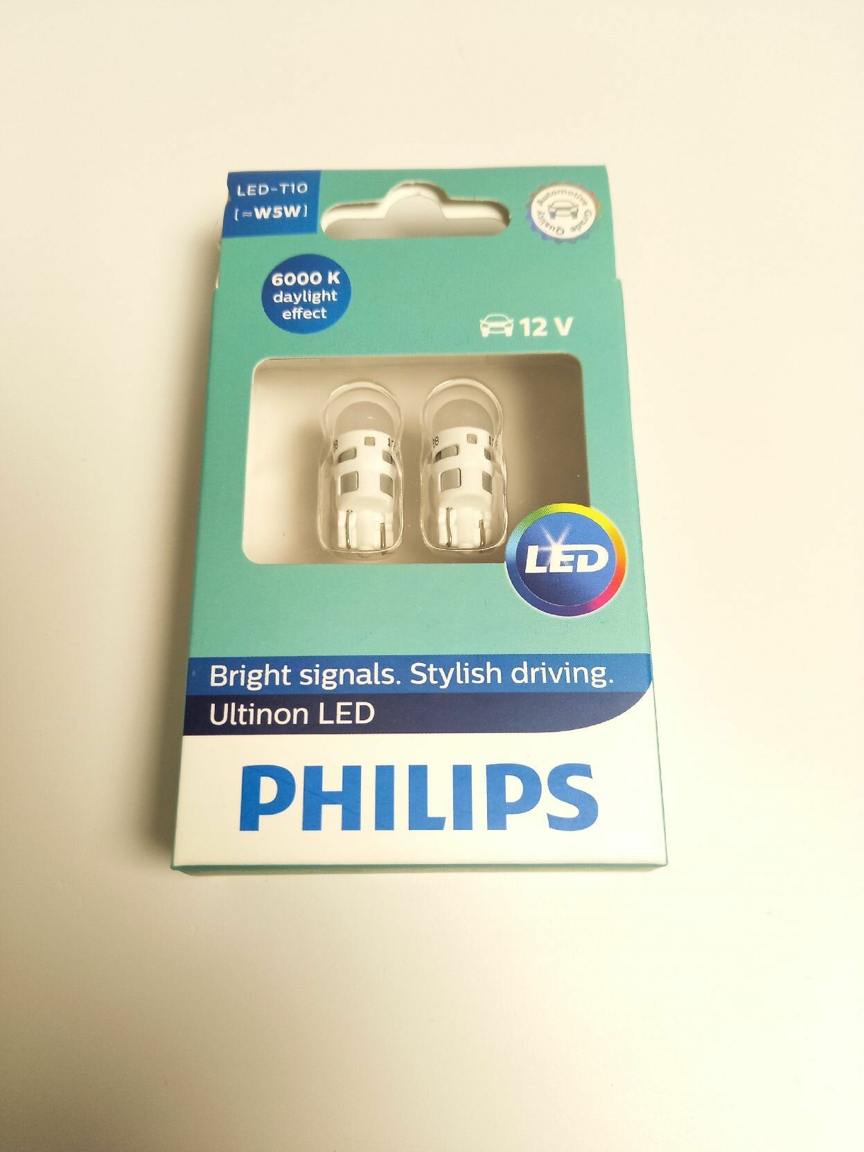 Лампа светодиодная Philips w5w 12v