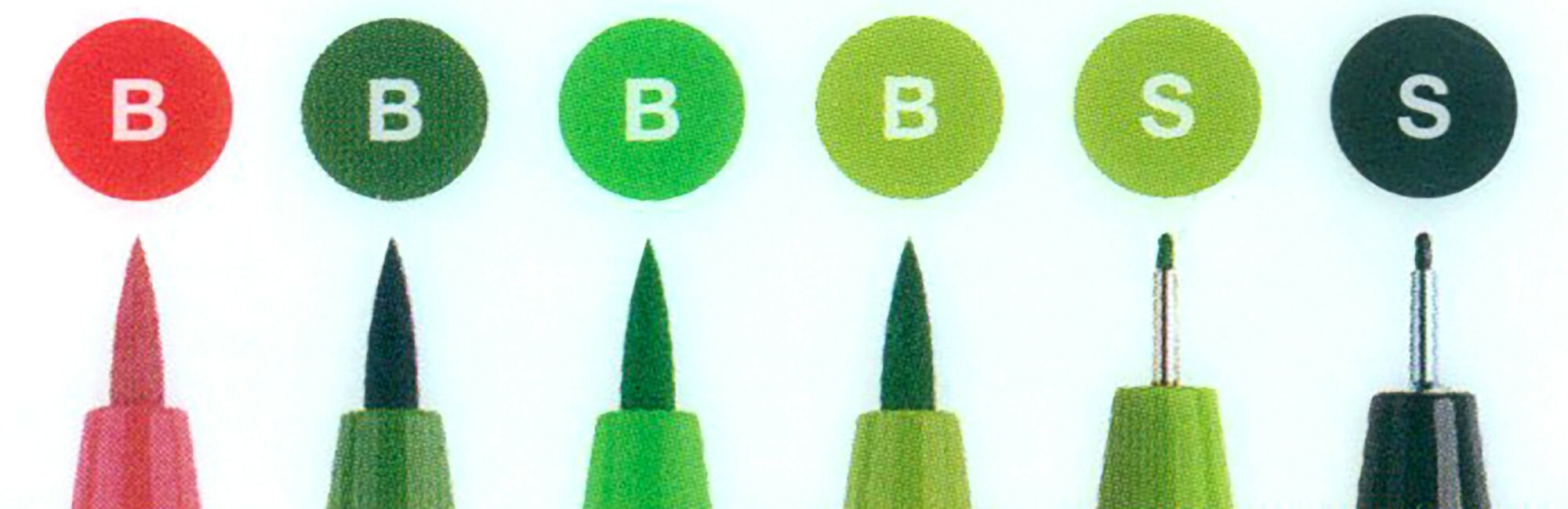 Ручки капиллярные Lettering, 6 цветов Faber-Castell - фото №7