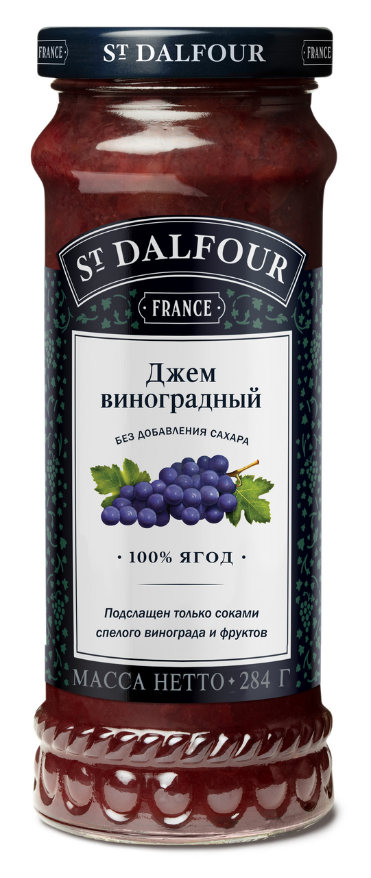 Джем St. Dalfour виноградный без сахара 284 г