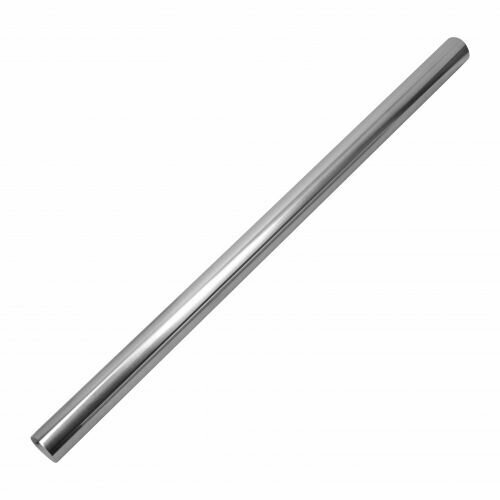 Скалка из нержавеющей стали Luxstahl L-60см d-32см без ручек 1950₽