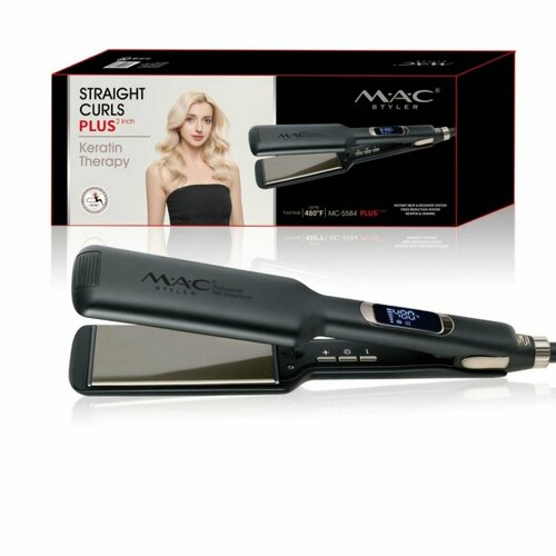 Профессиональная плойка Выпрямитель для волос с титановым покрытием и led-дисплеем 672000₽