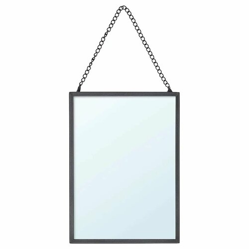 Зеркало IKEA LASSBYN лассбюн 13x18 см темно-серый 949₽