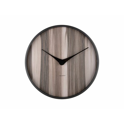 Часы настенные Karlsson WOOD MELANGE темное дерево, липа