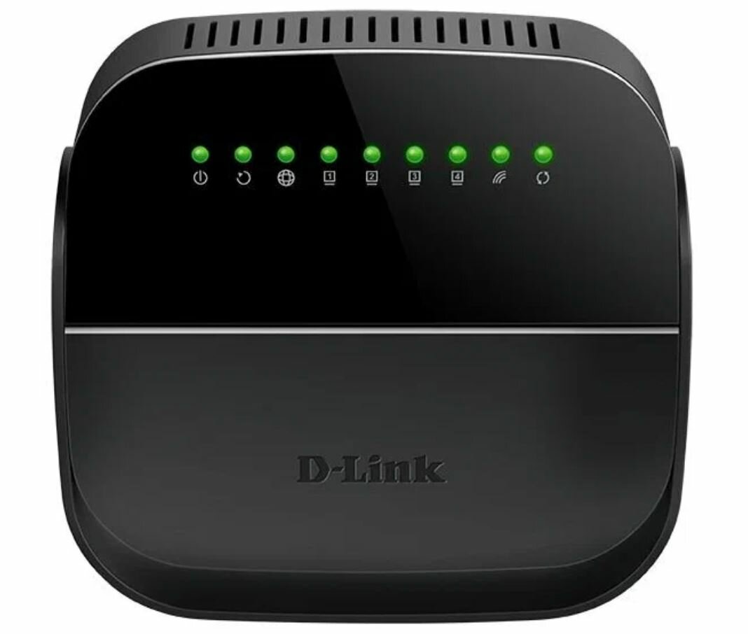Маршрутизатор D-Link Wireless ADSL2+ Modem Router (4UTP 100Mbps, RJ11, 802.11b/g/n, 300Mbps)