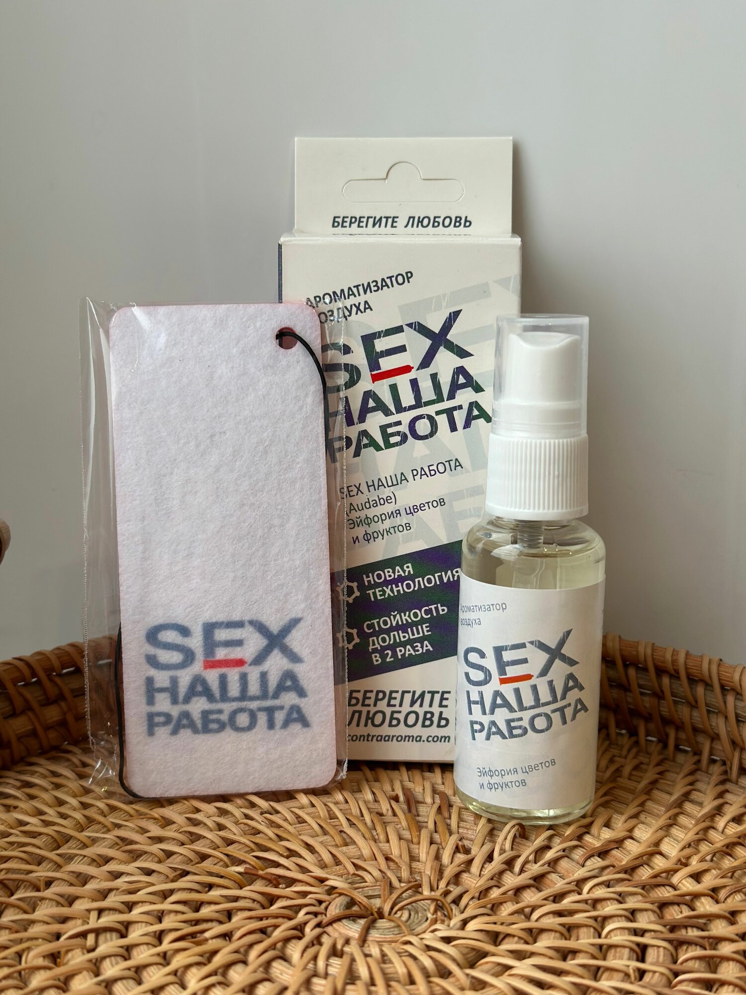 Contra Ароматизатор автомобильный спрей, SEX наша работа(Эйфория цветов и фруктов), 30 мл