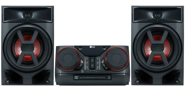 Минисистема LG CK43 черный 300Вт/CD/CDRW/FM/USB/BT