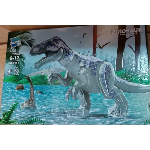 Фигурка динозавра со звуком Барионикс, 29 см, Zuanma 045-1 collecta коллекционная фигурка динозавр барионикс