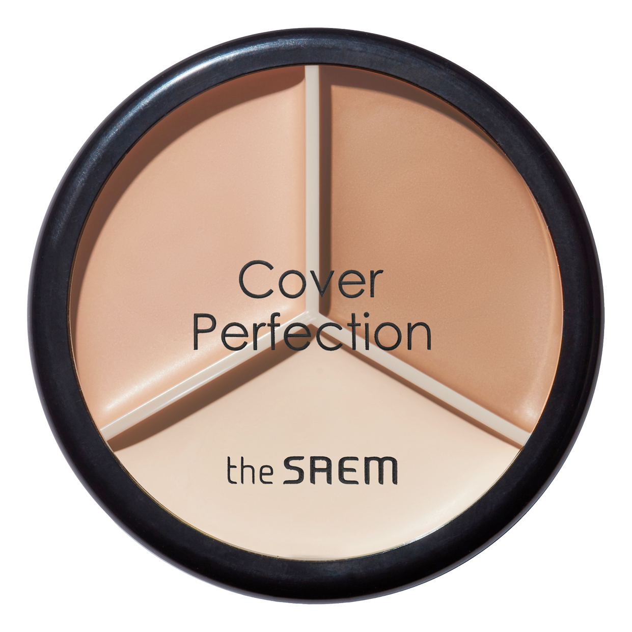 The Saem Консилер для лица трехцветный Cover Perfection Triple Pot Concealer 02 Contour Beige