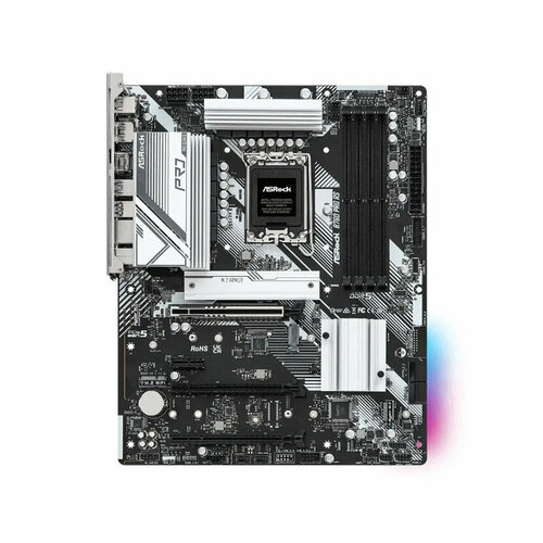 Материнская плата ASRock B760M Pro RS (Socket1700, B760, mATX,4xDDR5,3M.2,2PCI-E16, DP, HDMI, PC7200) контроллер usb type c realtek rts5445 chip 06050 00480000