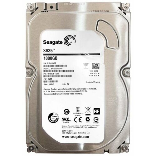 Жесткий диск Seagate 1CU162 1Tb SATAIII 3,5