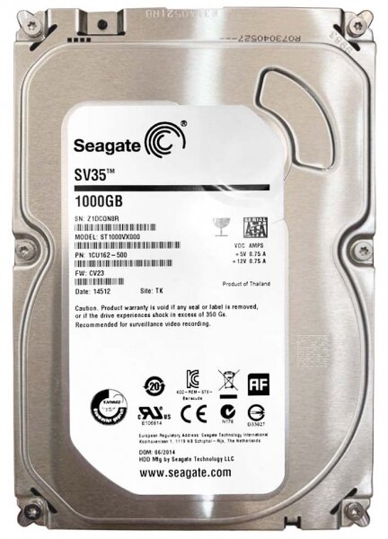 Жесткий диск Seagate ST1000VX000 1Tb SATAIII 3,5" HDD