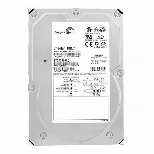 Жесткий диск Seagate ST373207LC 73,4Gb U320SCSI 3.5" HDD