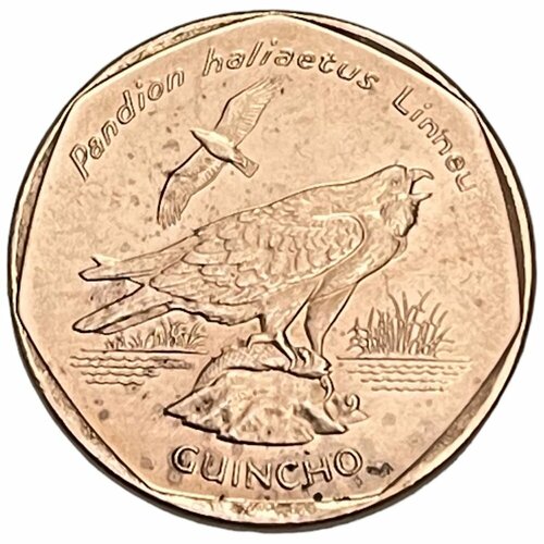 монета кабо верде 50 эскудо escudo 1994 год растения f251701 Кабо-Верде 5 эскудо 1994 г. (Птицы - Скопа)
